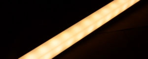 LP1616B/乳白/LEDテープを付けた場合の発光